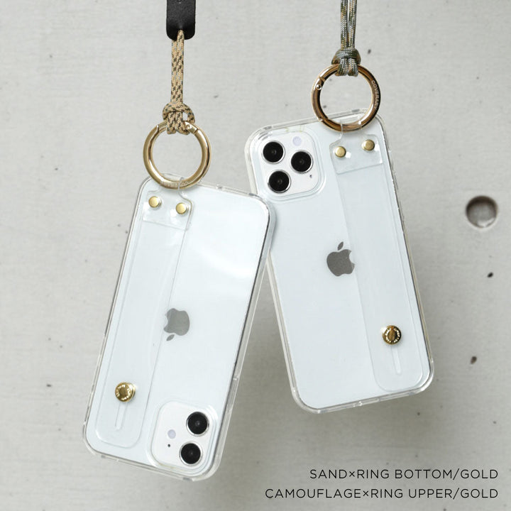 Étui transparent avec poignée et bandoulière, étui arrière pour la série AQUOS