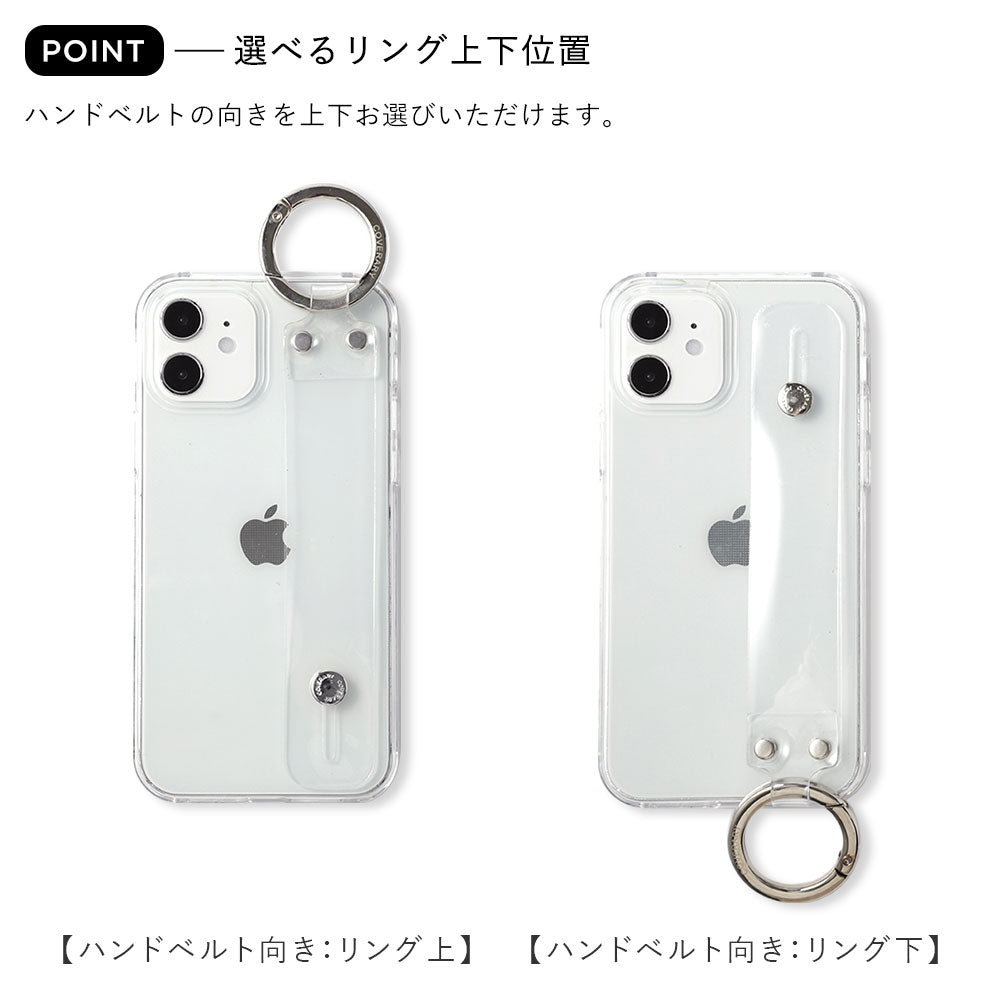 Clear case with hand belt & shoulder strap, back case for Google Pixel series