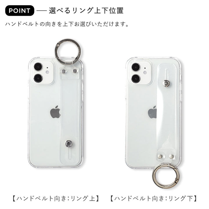 Clear case with hand belt & shoulder strap, back case for Google Pixel series