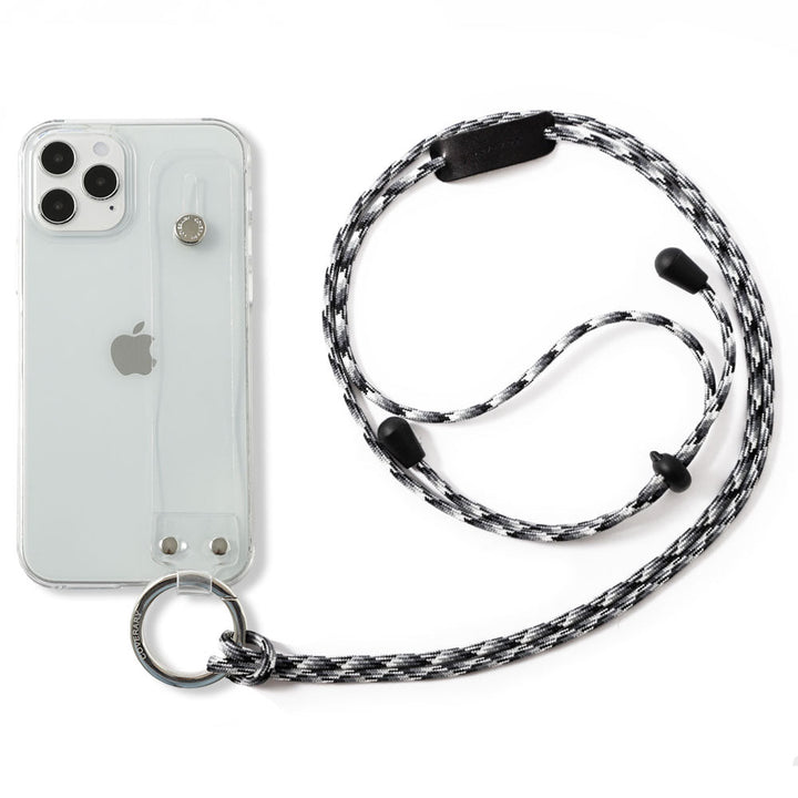 Clear case with hand belt & shoulder strap, back case for Google Pixel series