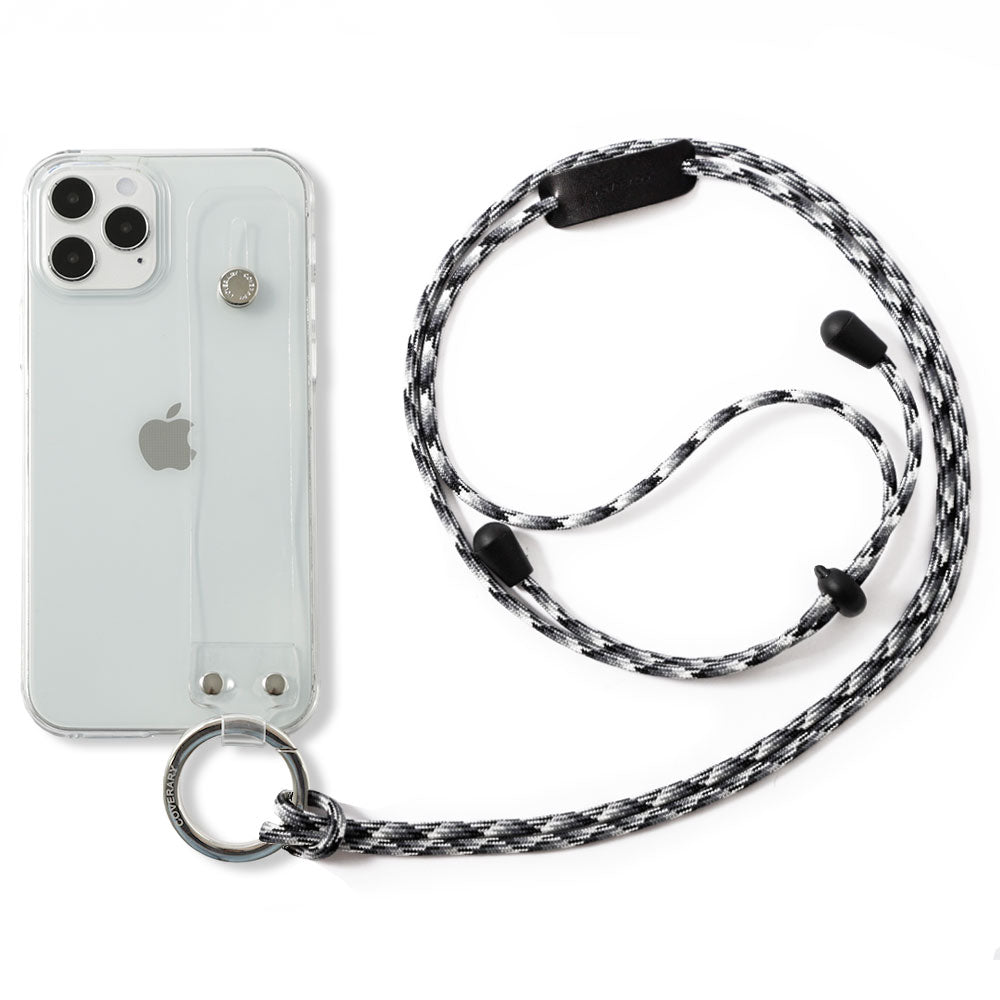Clear case with hand belt & shoulder strap, back case for Google Pixel series