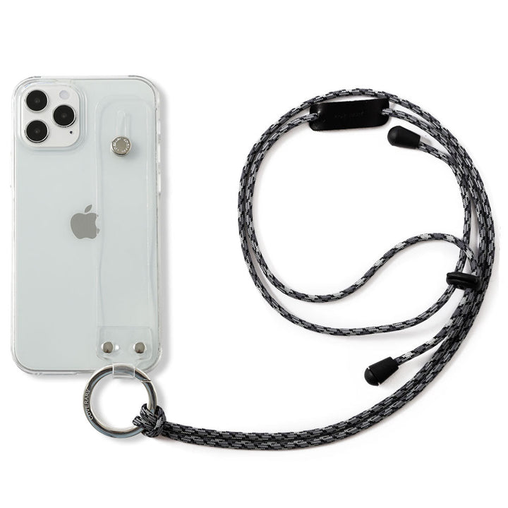 Clear case with hand belt & shoulder strap, back case for Google Pixel series