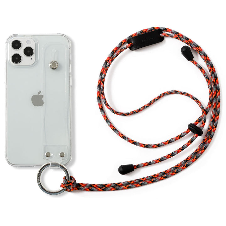 Clear case with hand belt & shoulder strap, back case for Google Pixel series