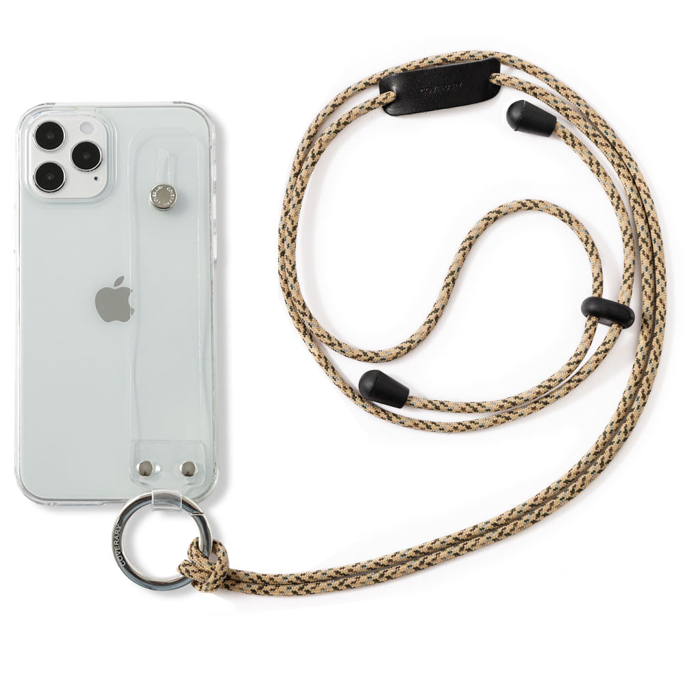 Clear case with hand belt & shoulder strap, back case for Google Pixel series