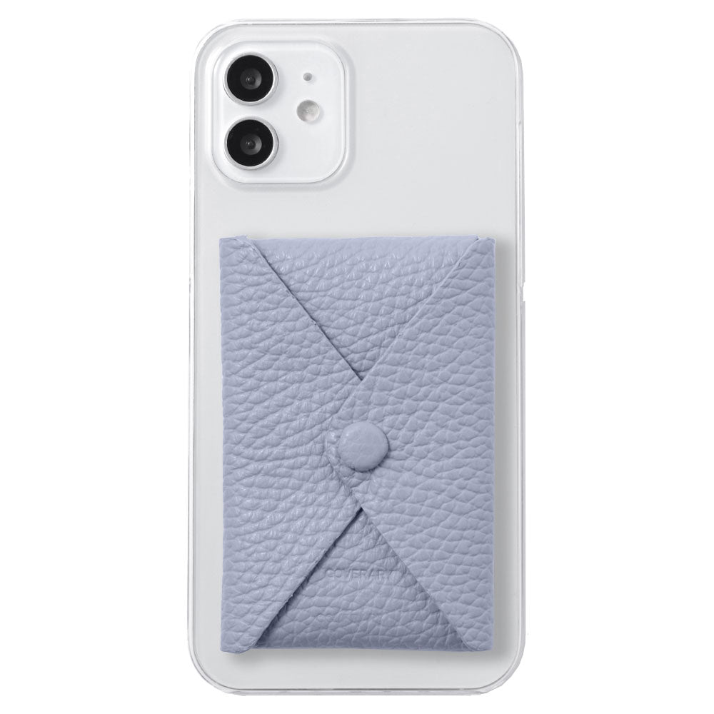 クリアケース 本革 32色 イタリアンシュリンクレザー 蓋ありポケット付き 背面ケース iPhoneシリーズ