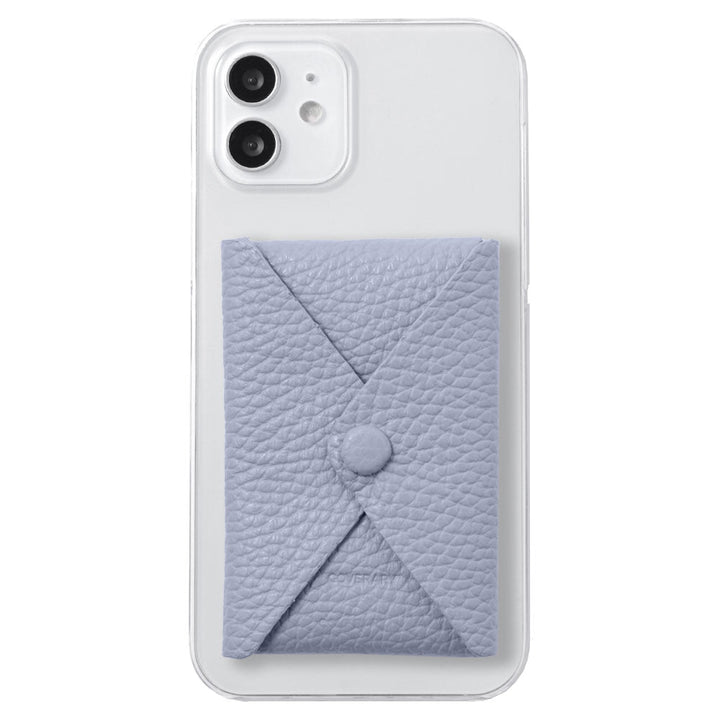 クリアケース 本革 32色 イタリアンシュリンクレザー 蓋ありポケット付き 背面ケース iPhoneシリーズ