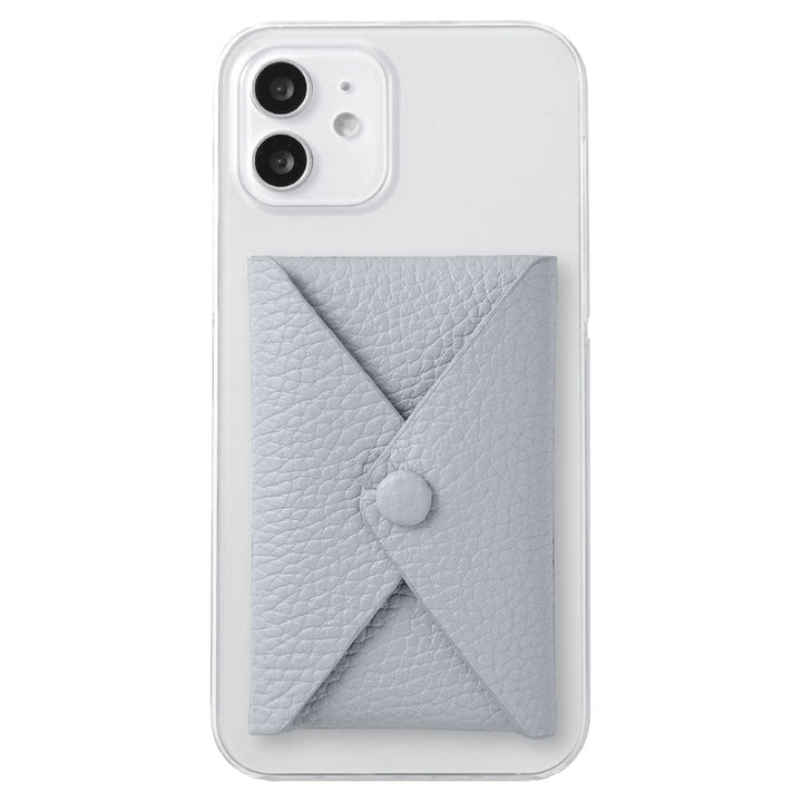 Clear case genuine leather 32 colors Italian shrink leather with lid pocket back case Galaxy series