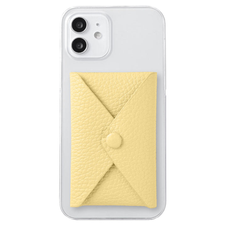 Clear case genuine leather 32 colors Italian shrink leather with lid pocket back case Google Pixel series