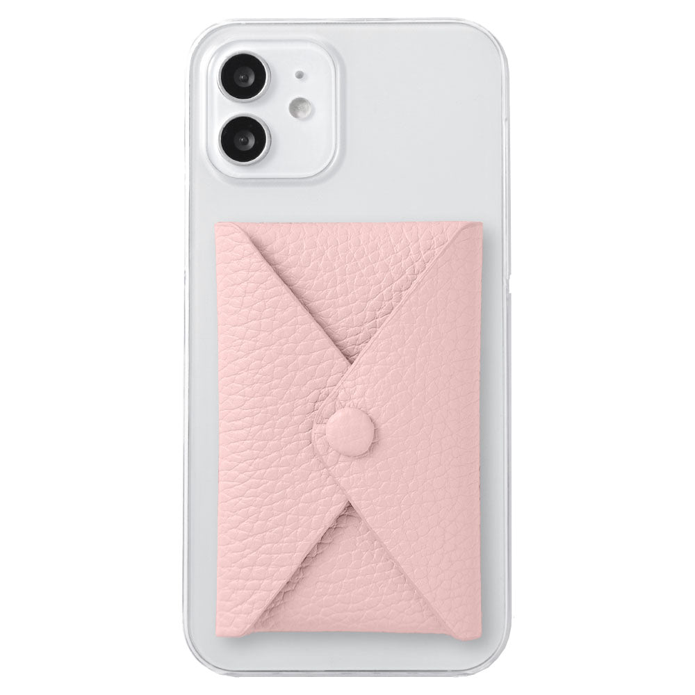 Clear case genuine leather 32 colors Italian shrink leather with lid pocket back case Galaxy series