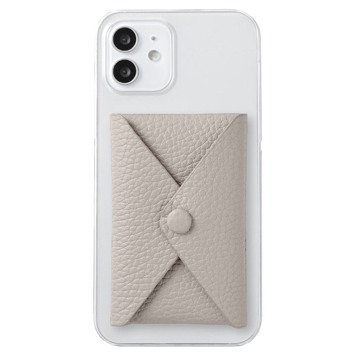 Clear case genuine leather 32 colors Italian shrink leather with lid pocket back case Google Pixel series