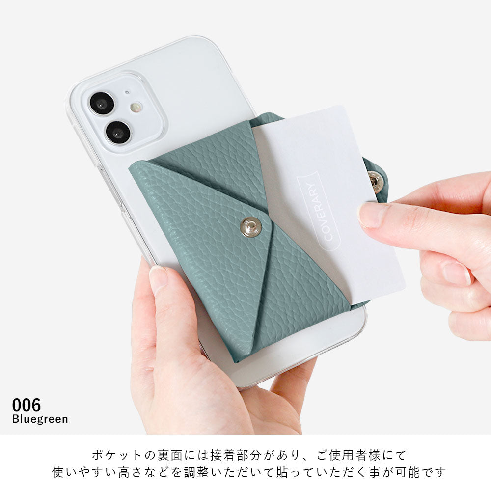 Clear case genuine leather 32 colors Italian shrink leather with lid pocket back case Google Pixel series