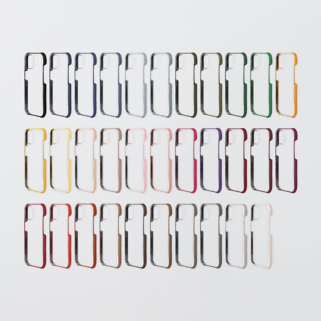Genuine leather, 32 colors, Italian shrink leather, shock-absorbing clear case for the Google Pixel series