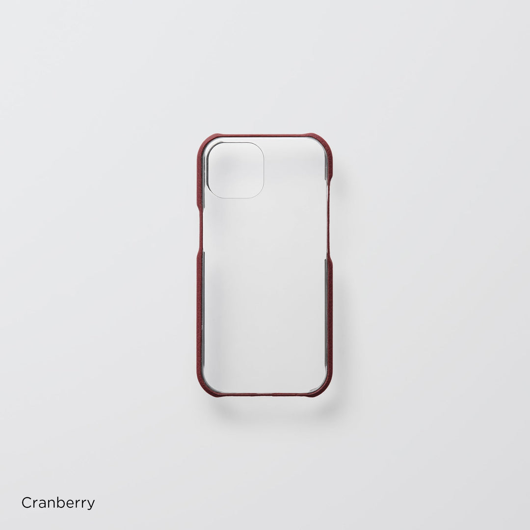 Genuine Leather, 32 Colors, Italian Shrink Leather, Shock-Absorbing Clear Case for the Galaxy Series