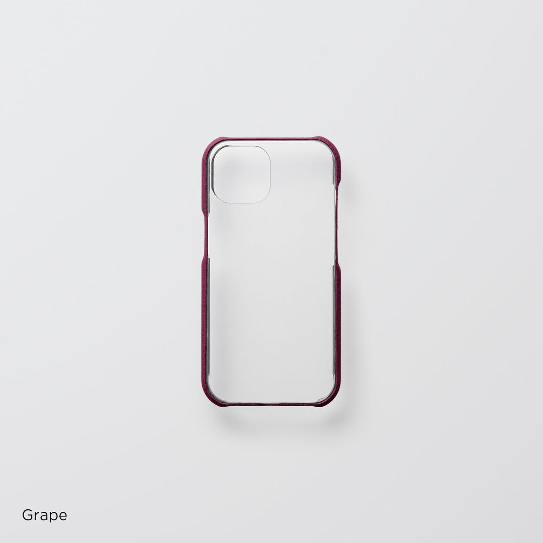 Genuine Leather, 32 Colors, Italian Shrink Leather, Shock-Absorbing Clear Case for the Xperia Series