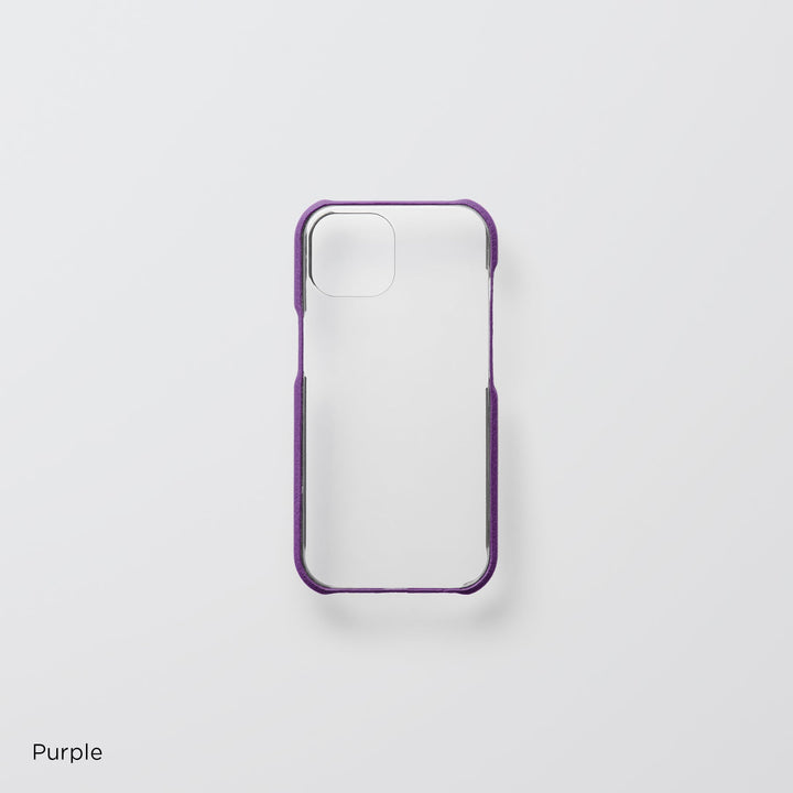 Genuine Leather, 32 Colors, Italian Shrink Leather, Shock-Absorbing Clear Case for the Galaxy Series