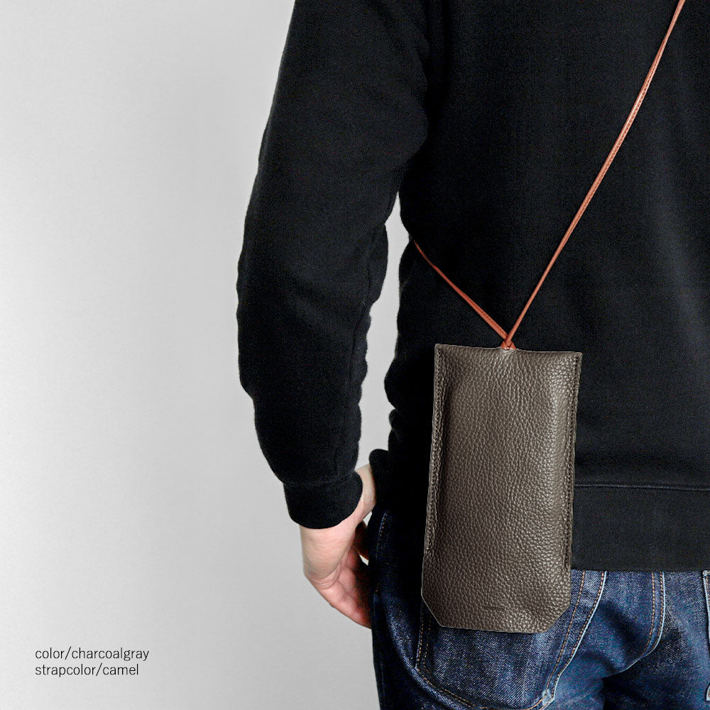 Coque transparente en cuir véritable en cuir italien grainé avec pochette smartphone style clochette, coque arrière pour la série Xperia