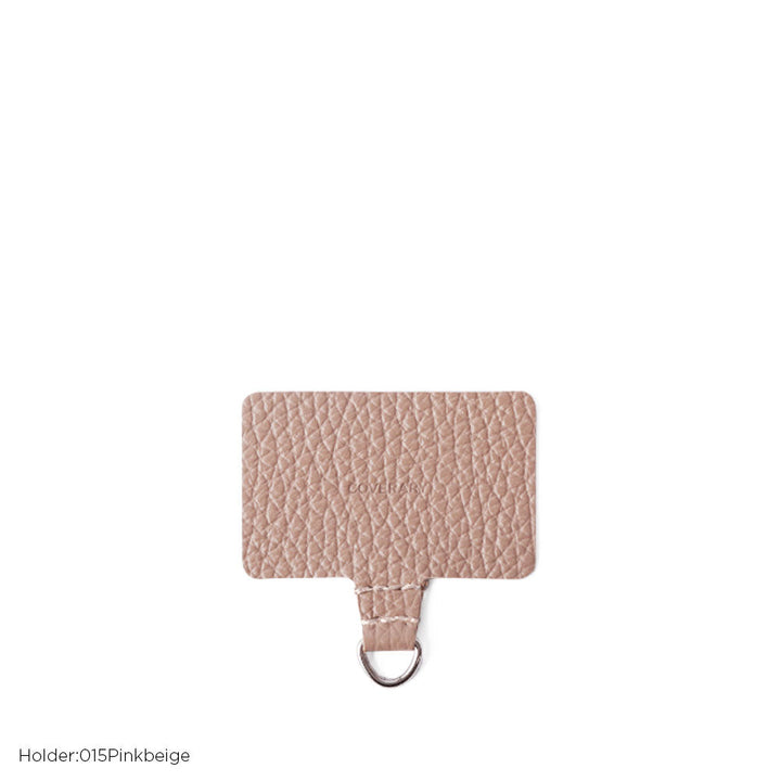 Clear case genuine leather 32 colors Italian shrink leather holder set & shoulder strap included back case AQUOS series