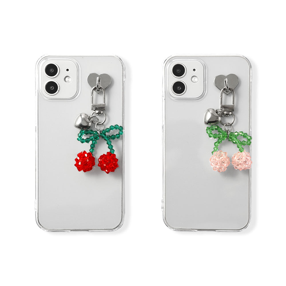 Clear Case Cherry Charm Back Case Xperia Series