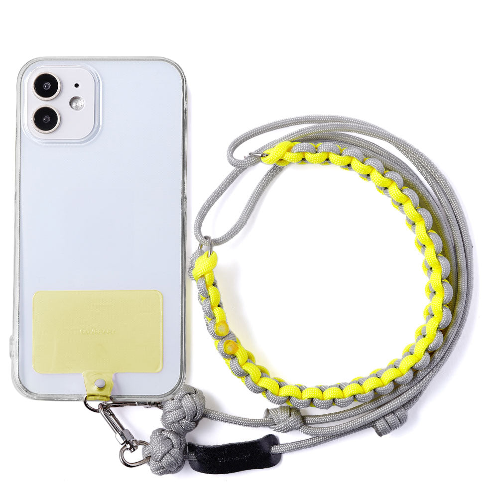 クリアケース パラコード ホルダーセット＆ショルダーストラップ付き 背面ケース