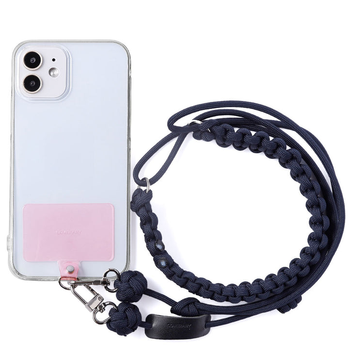 クリアケース パラコード ホルダーセット＆ショルダーストラップ付き 背面ケース