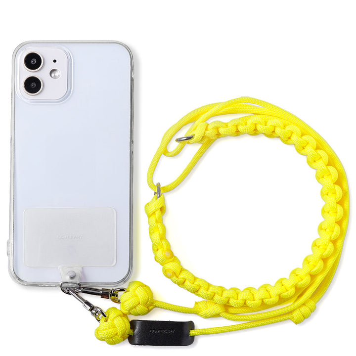 クリアケース パラコード ホルダーセット＆ショルダーストラップ付き 背面ケース