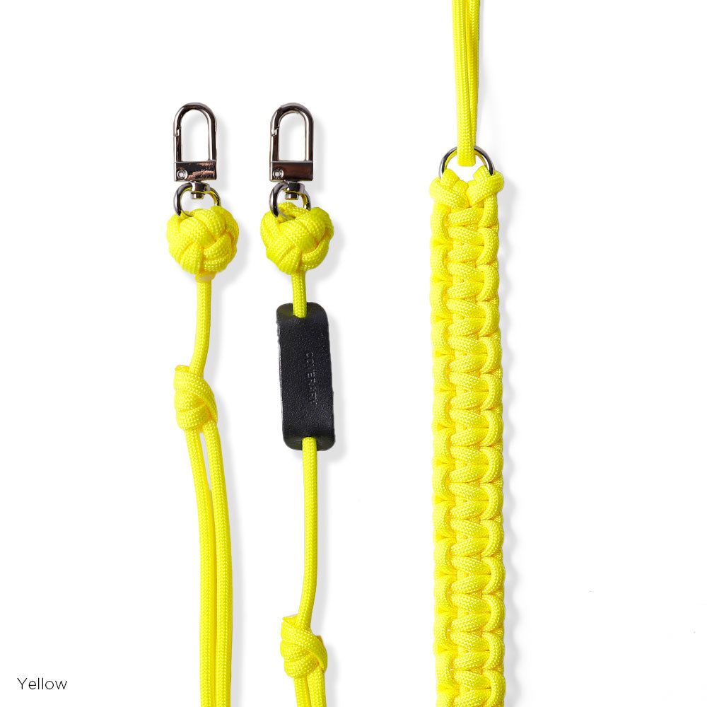 クリアケース パラコード ホルダーセット＆ショルダーストラップ付き 背面ケース