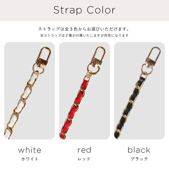 Clear case with flower initial charm, hand & shoulder strap included, back case for iPhone series