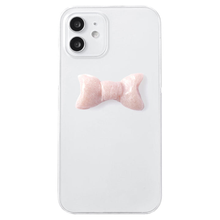 Coque transparente avec décoration ruban style Homaika pour la face arrière Galaxy série