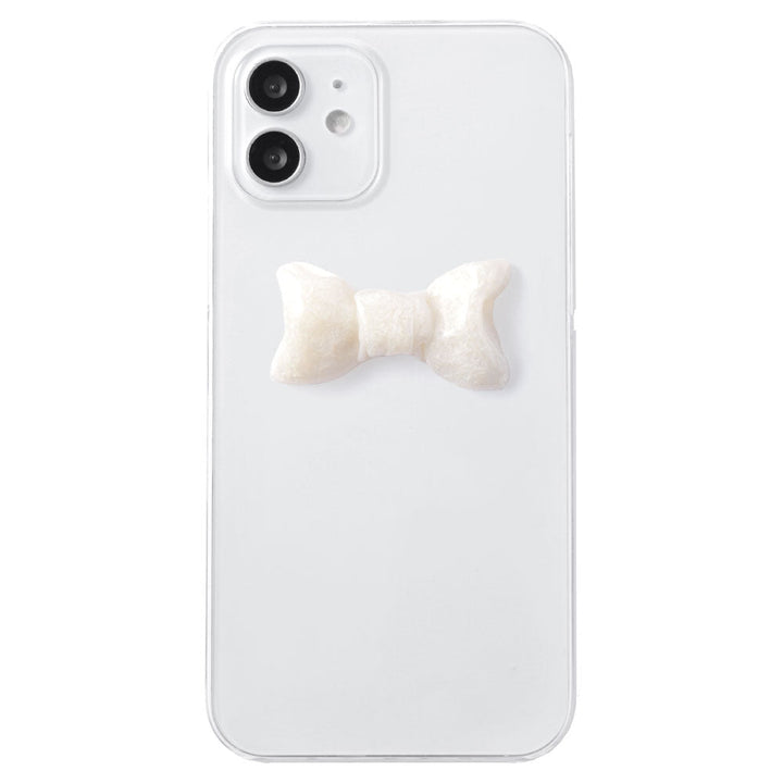 Clear case Homayka-style ribbon decoration back case Google Pixel series