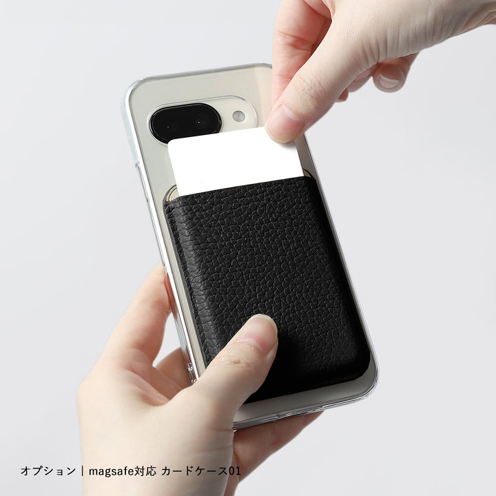 MagSafe-compatible clear case, compatible with all models, built-in magnet, transparent back case