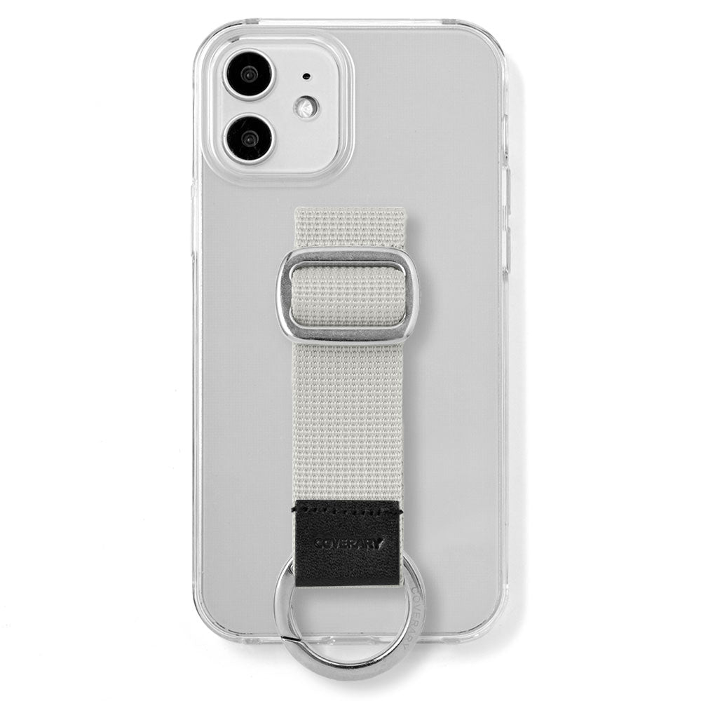 Étui transparent en nylon avec ceinture à boucle, étui arrière (type adhésif) pour la série Google Pixel