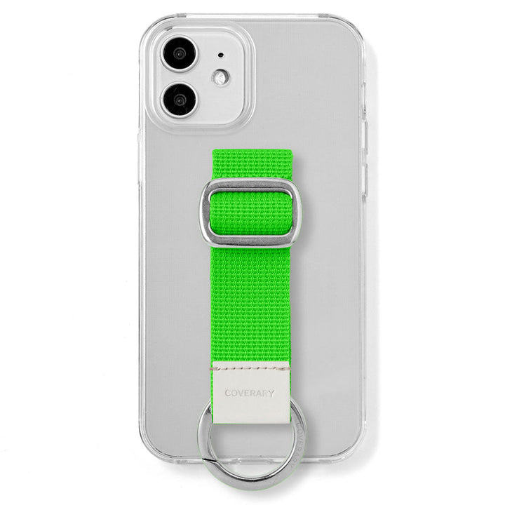 Étui transparent en nylon avec ceinture à boucle, étui arrière (type adhésif) pour la série Xperia