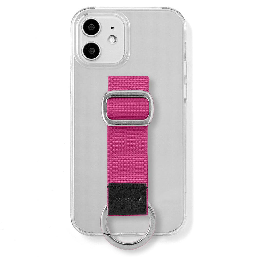 Étui transparent en nylon avec ceinture à boucle, étui arrière (type adhésif) pour la série Google Pixel