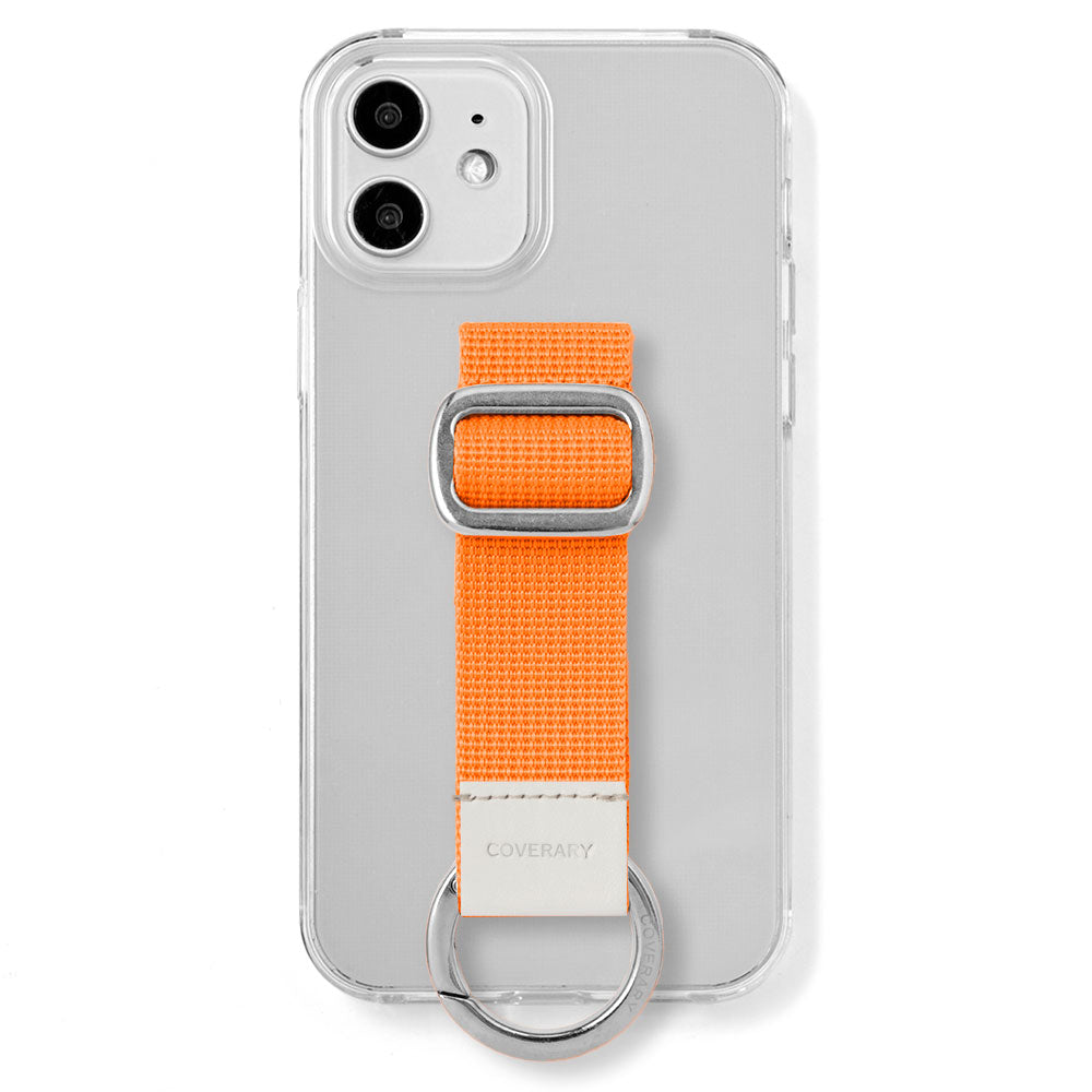 Étui transparent en nylon avec ceinture à boucle, étui arrière (type adhésif) pour la série Xperia