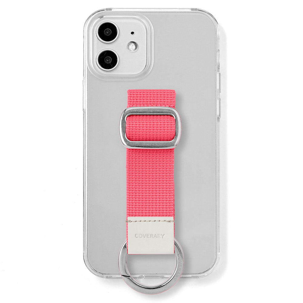 Étui transparent en nylon avec ceinture à boucle, étui arrière (type adhésif) pour la série Xperia