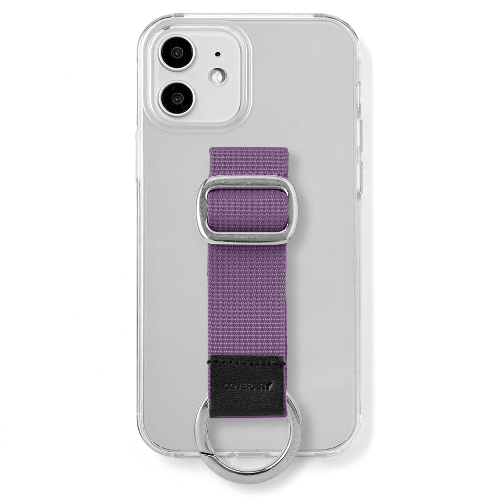 Étui transparent en nylon avec ceinture à boucle, étui arrière (type adhésif) pour la série Xperia