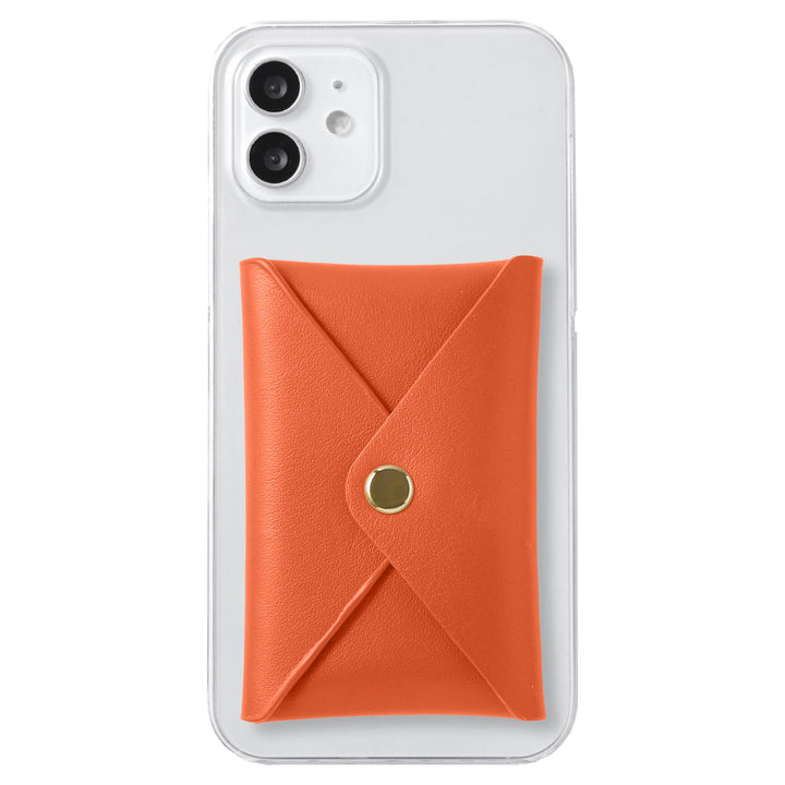 Clear case genuine leather Italian smooth leather with lid and pocket back case AQUOS series
