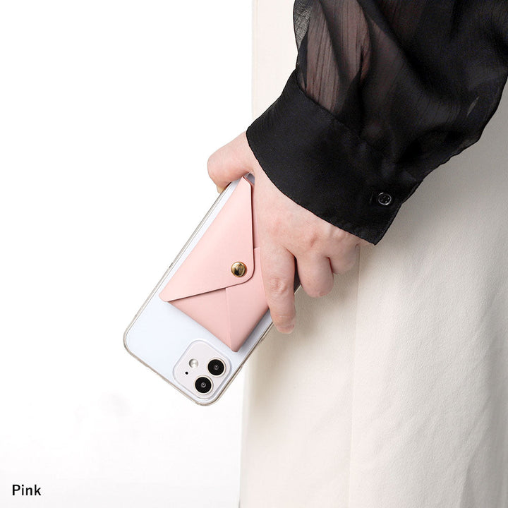 Clear case genuine leather Italian smooth leather with lid and pocket back case AQUOS series