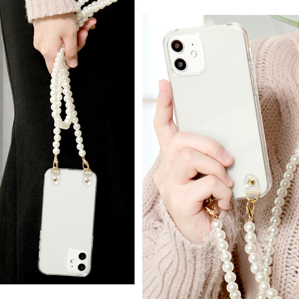 Coque transparente Épaule perle Coque arrière Série Xperia