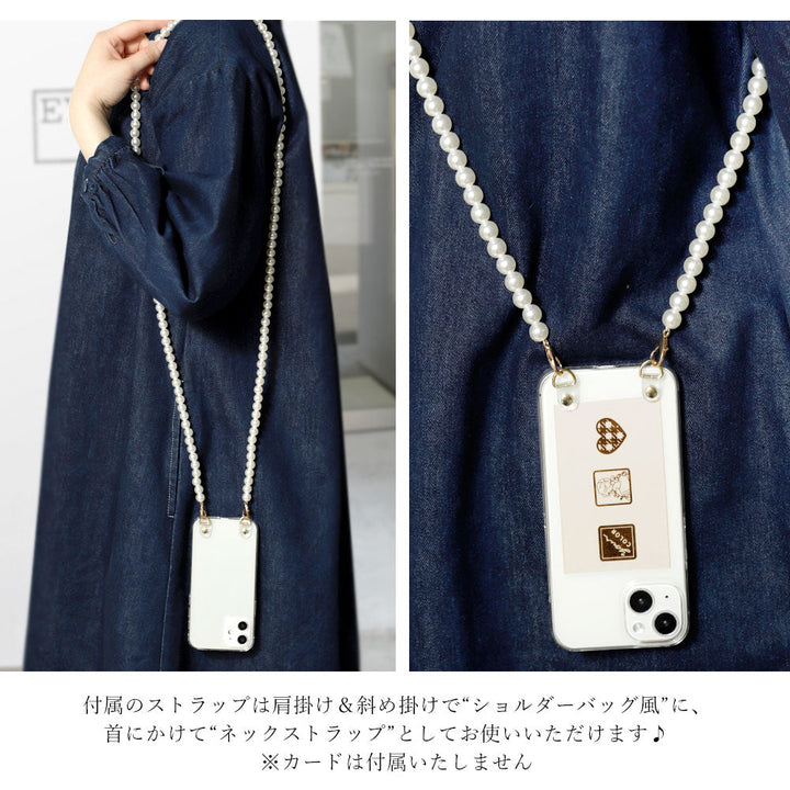 Clear Case Pearl Shoulder Back Case AQUOS Series