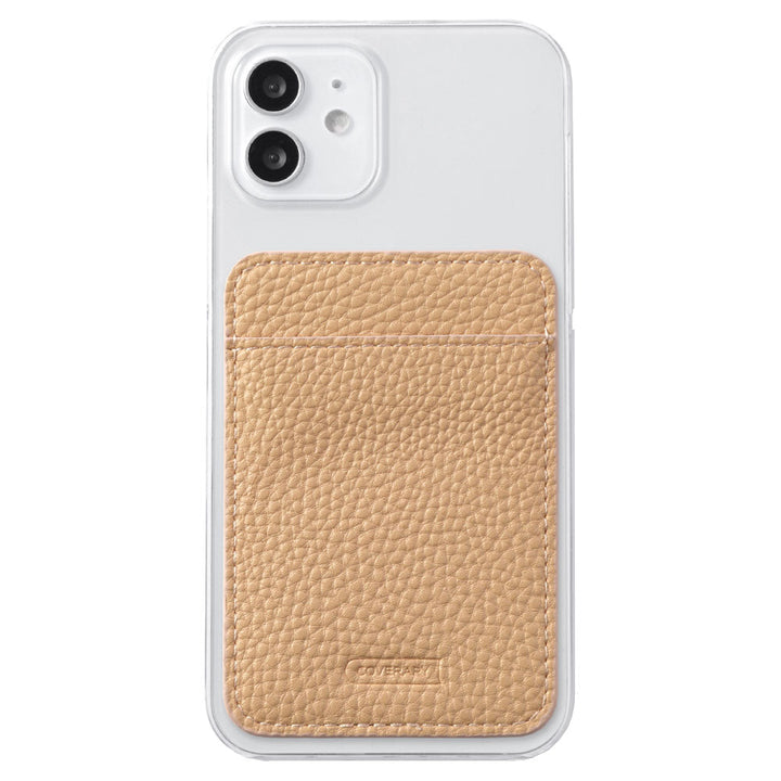 Clear Case Vegan Leather Textured Vertical/Horizontal Selectable Card Pocket Back Case Google Pixel Series