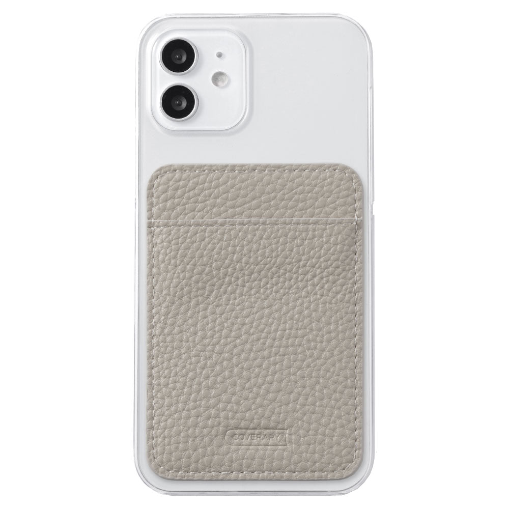 Clear Case Vegan Leather Textured Vertical/Horizontal Selectable Card Pocket Back Case Google Pixel Series