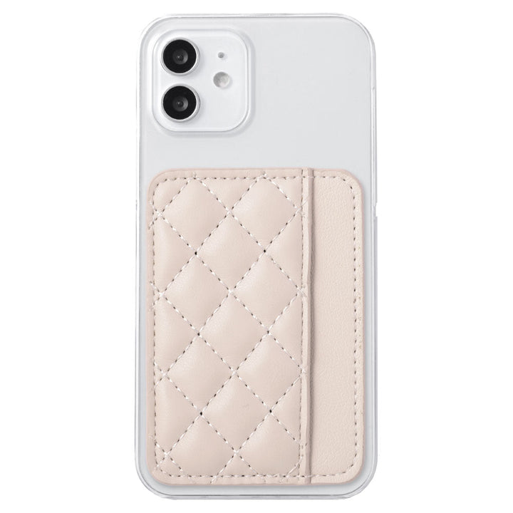 Étui transparent en cuir végan mat lisse avec poche pour cartes verticale ou horizontale, coque arrière pour la série AQUOS