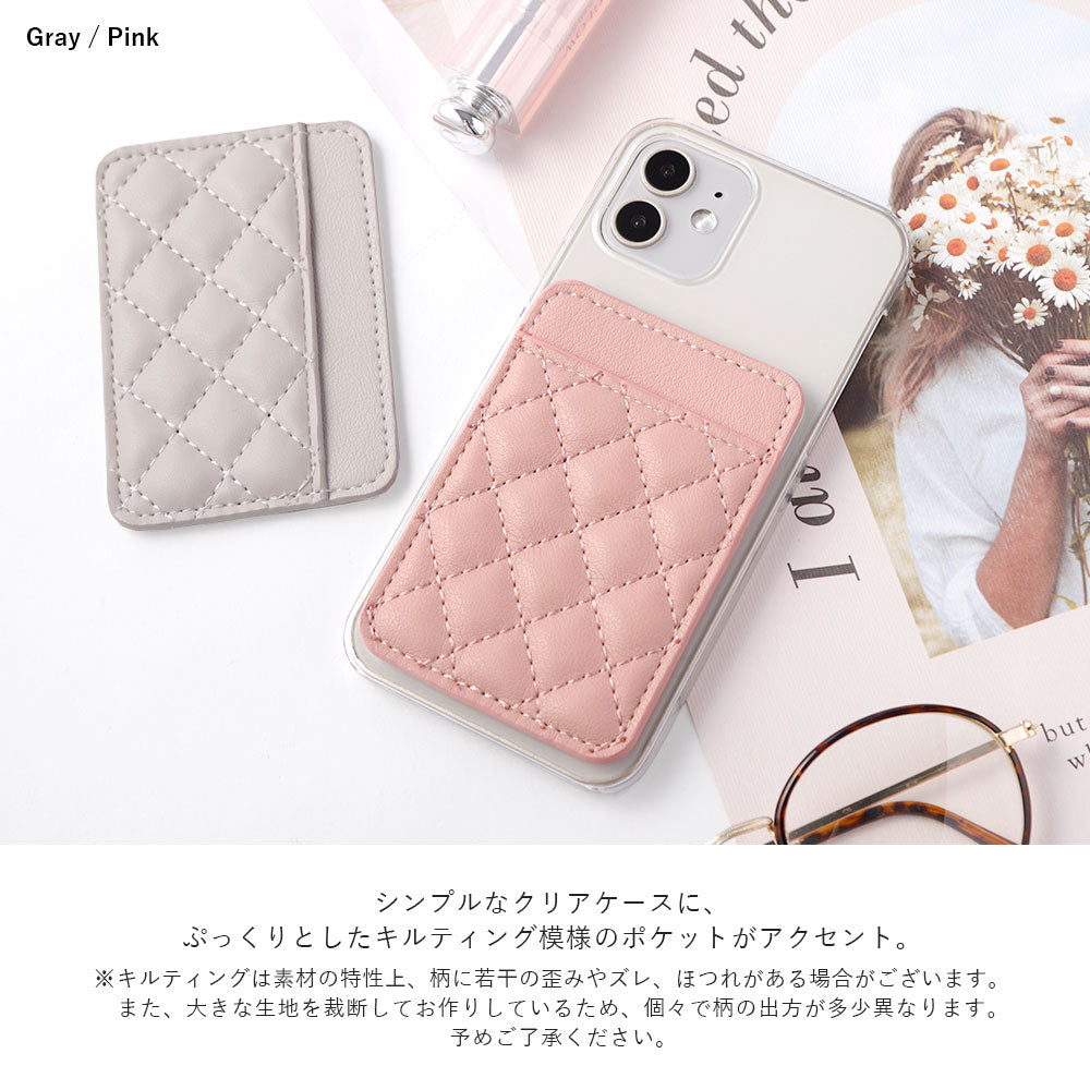 Étui transparent en cuir végan mat lisse avec poche pour cartes verticale ou horizontale, coque arrière pour la série AQUOS