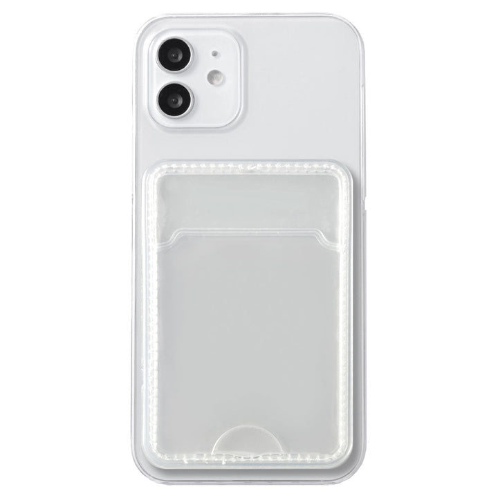 Clear case with card storage pocket, back case for Galaxy series