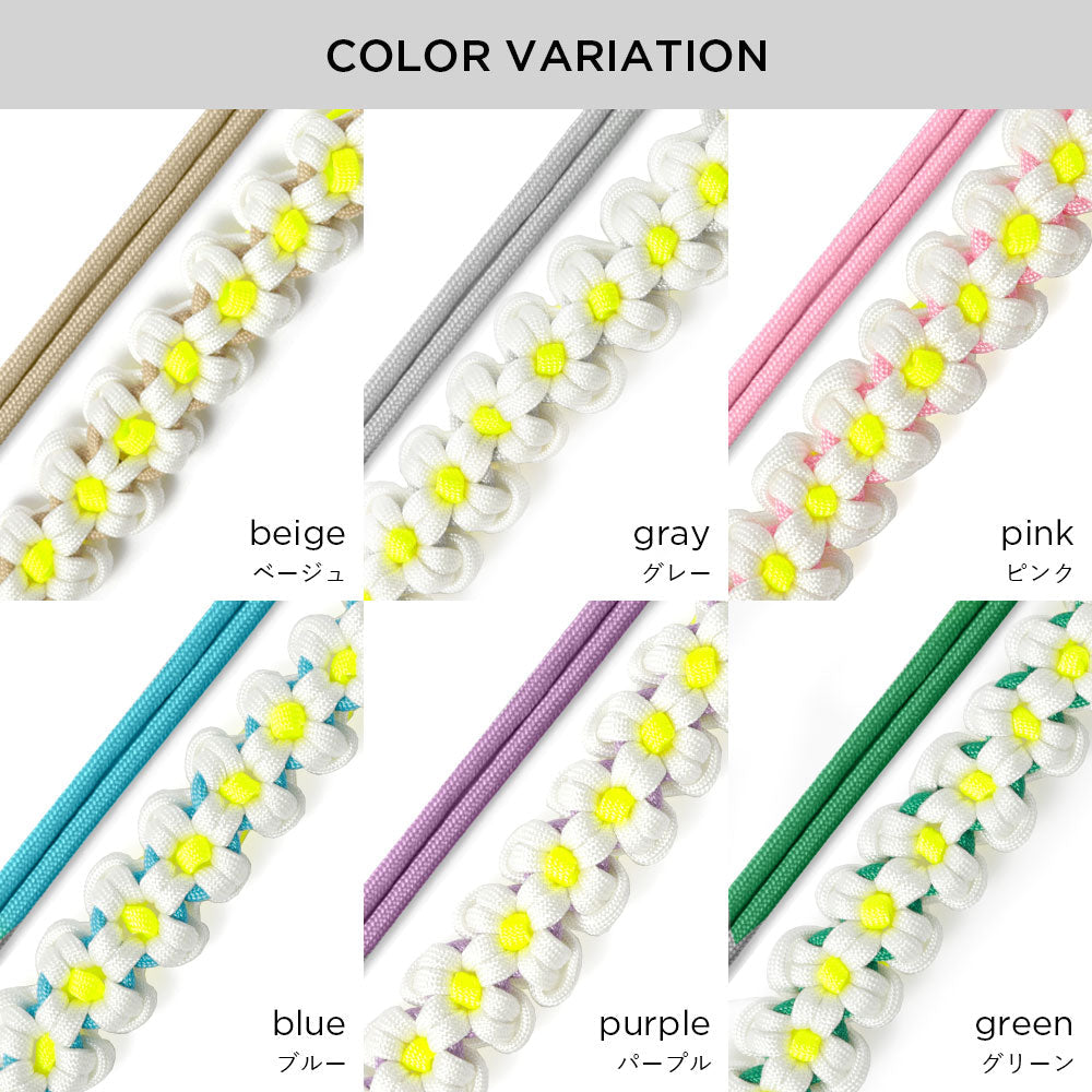 Clear case with shoulder strap, flower design, back case for AQUOS series