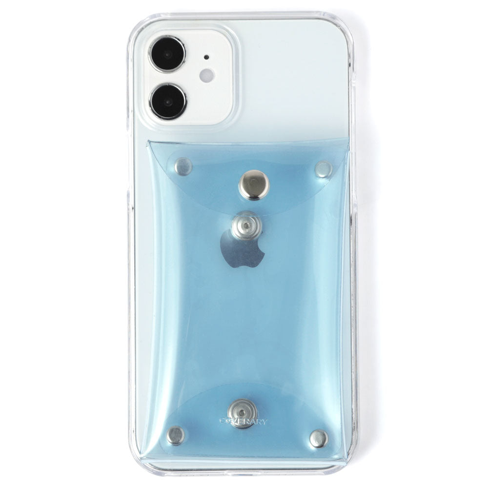 Clear case card storage with lid pocket back case for Google Pixel series