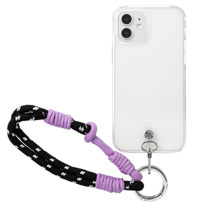 Coque transparente avec sangle colorée pour la série AQUOS