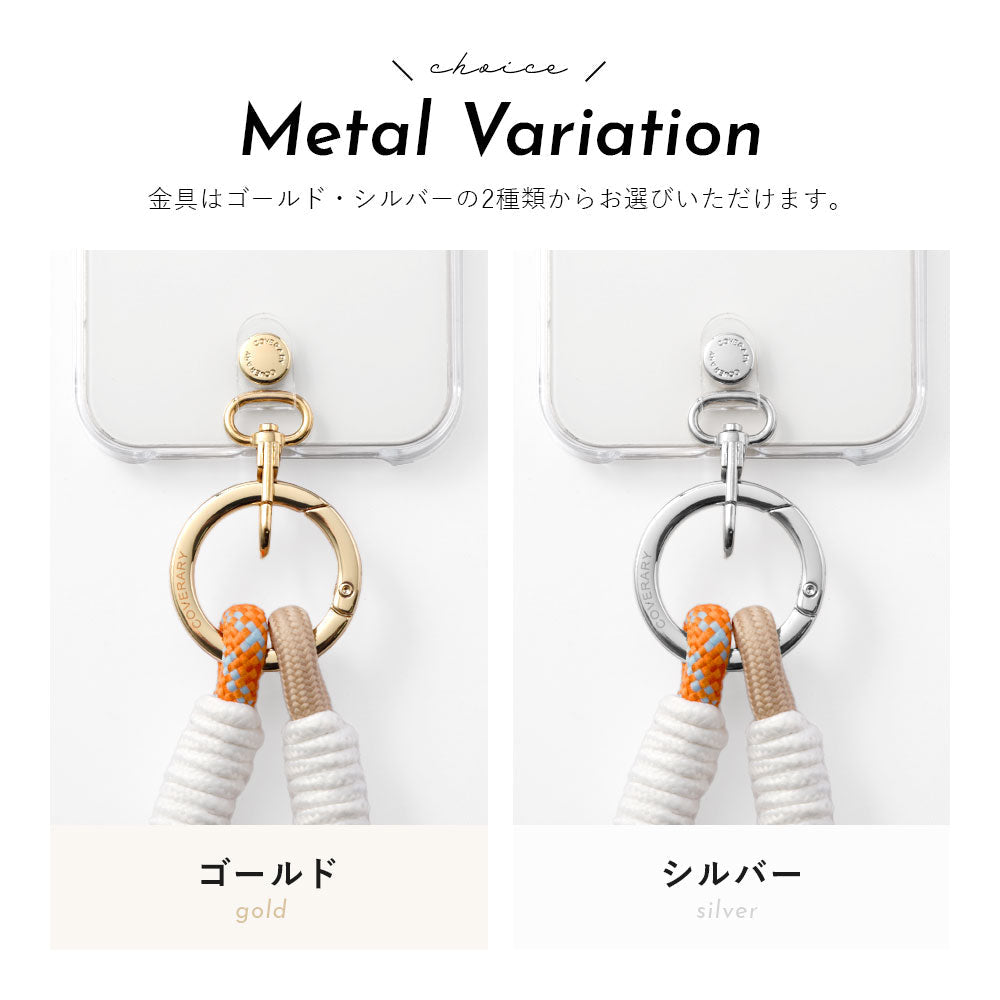 クリアケース カラフルハンドストラップ付き 背面ケース iPhoneシリーズ