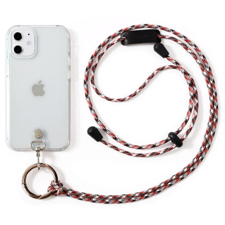 Clear case with ring shoulder strap, back case for iPhone series